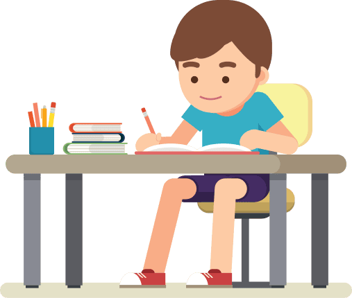 Illustration enfant, le bilan graphomoteur